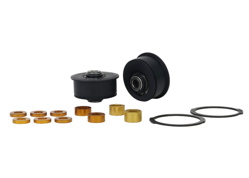 Whiteline 38 x 19 x 6 cm / Performance Alignment - alloy bushing - adds +0.5deg caster + anti-lift - MOTORSPORT Front Control Arm Lower - Inner Rear Bushing Double Offset Kit to Suit Subaru Impreza VA, VB WRX/STI and Levorg VM SR