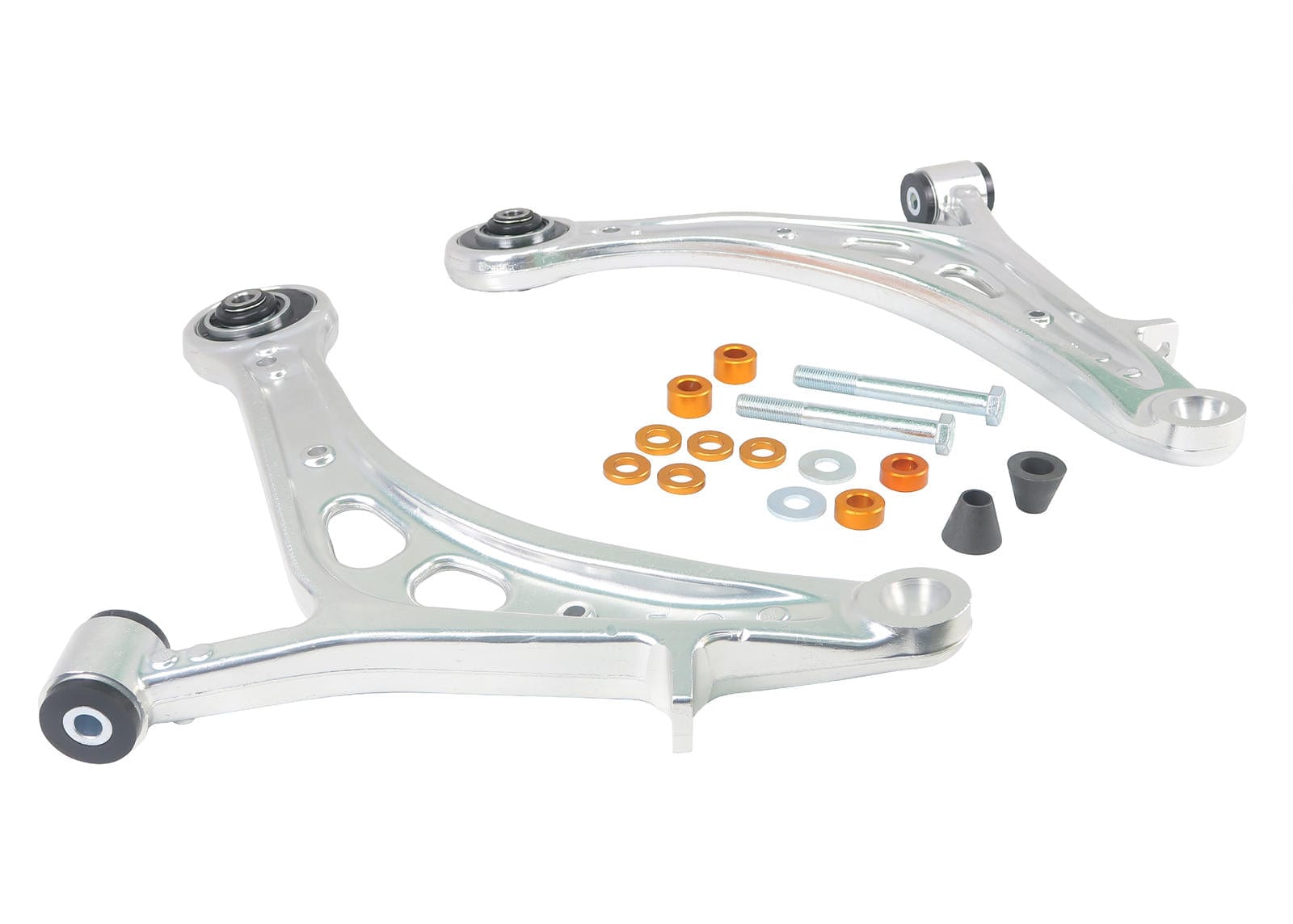 Whiteline 38 x 20 x 9 cm / Performance alloy - suits models without headlight leveling sensor - fixed +0.5deg caster + anti-lift correction Front Control Arm Lower - Arm to Suit Subaru Impreza GV, GE WRX/STi SR