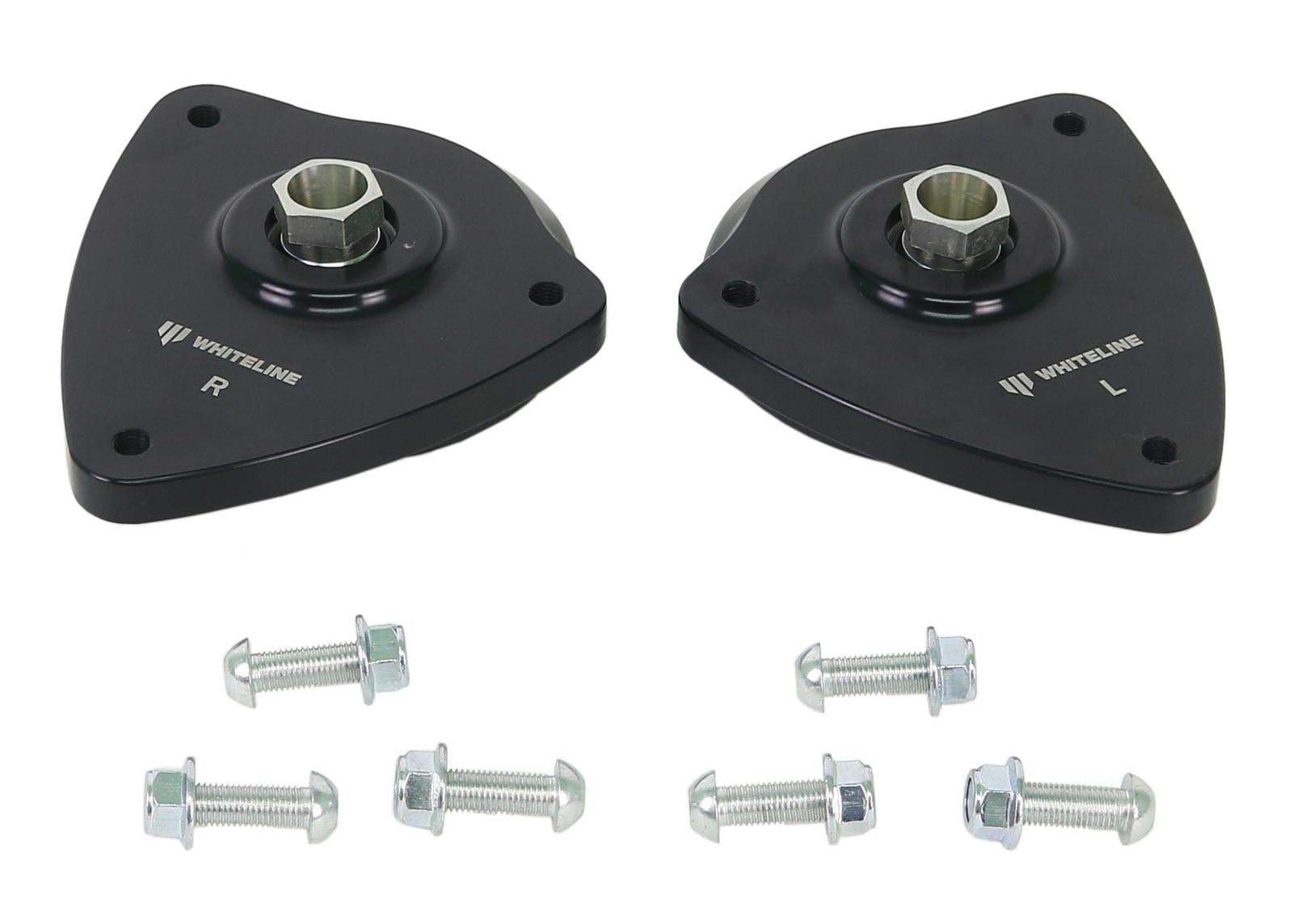 Whiteline 38 x 20 x 9 cm / Suits aftermarket shocks and coilovers - adds +1.0deg caster/ -1.0deg camber Front Strut Mount - Kit to Suit Hyundai I30 incl N, Kona, Veloster and Kia Cerato SR