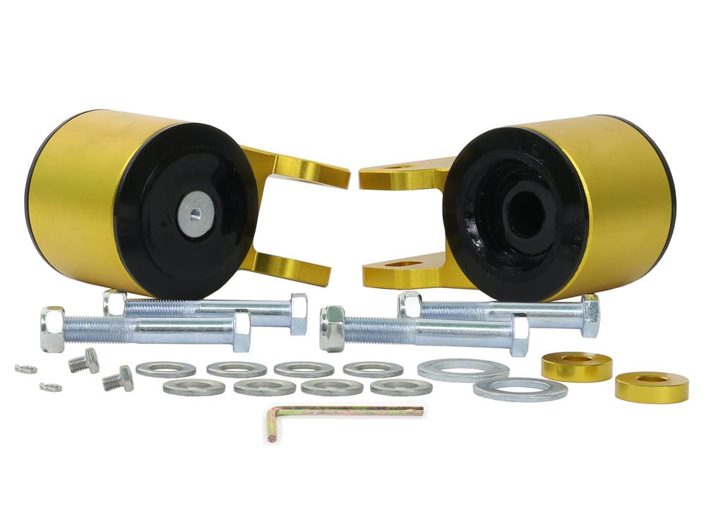 Whiteline 39 x 32 x 12 cm / Performance Alignment - adds +0.5deg caster + anti-lift - includes housing Front Control Arm Lower - Inner Rear Bushing Double Offset Kit to Suit Ford Focus, Mazda3 and Volvo C30, S40 SR