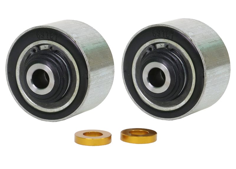 Whiteline 40 x 20 x 10 cm / Performance Alignment - suits alloy arm - adds +0.5deg caster + anti-lift Front Control Arm Lower - Inner Rear Bushing Double Offset Kit to Suit Hyundai I30N PD and Kona OS SR