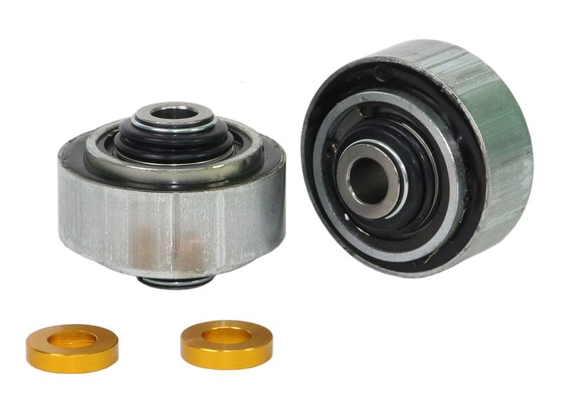 Whiteline 40 x 20 x 10 cm / Performance Alignment - suits steel arm - adds +0.5deg caster + anti-lift Front Control Arm Lower - Inner Rear Bushing Double Offset Kit to Suit Hyundai I30 incl N, Kona, Veloster and Kia Cerato SR