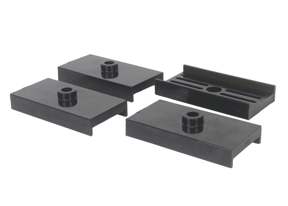 Whiteline 40 x 20 x 10 cm Rear Leaf Spring - To Saddle Insulator Bushing Kit to Suit Ford Falcon/Fairlane XP-FGX incl FPV and Mustang Classic SR