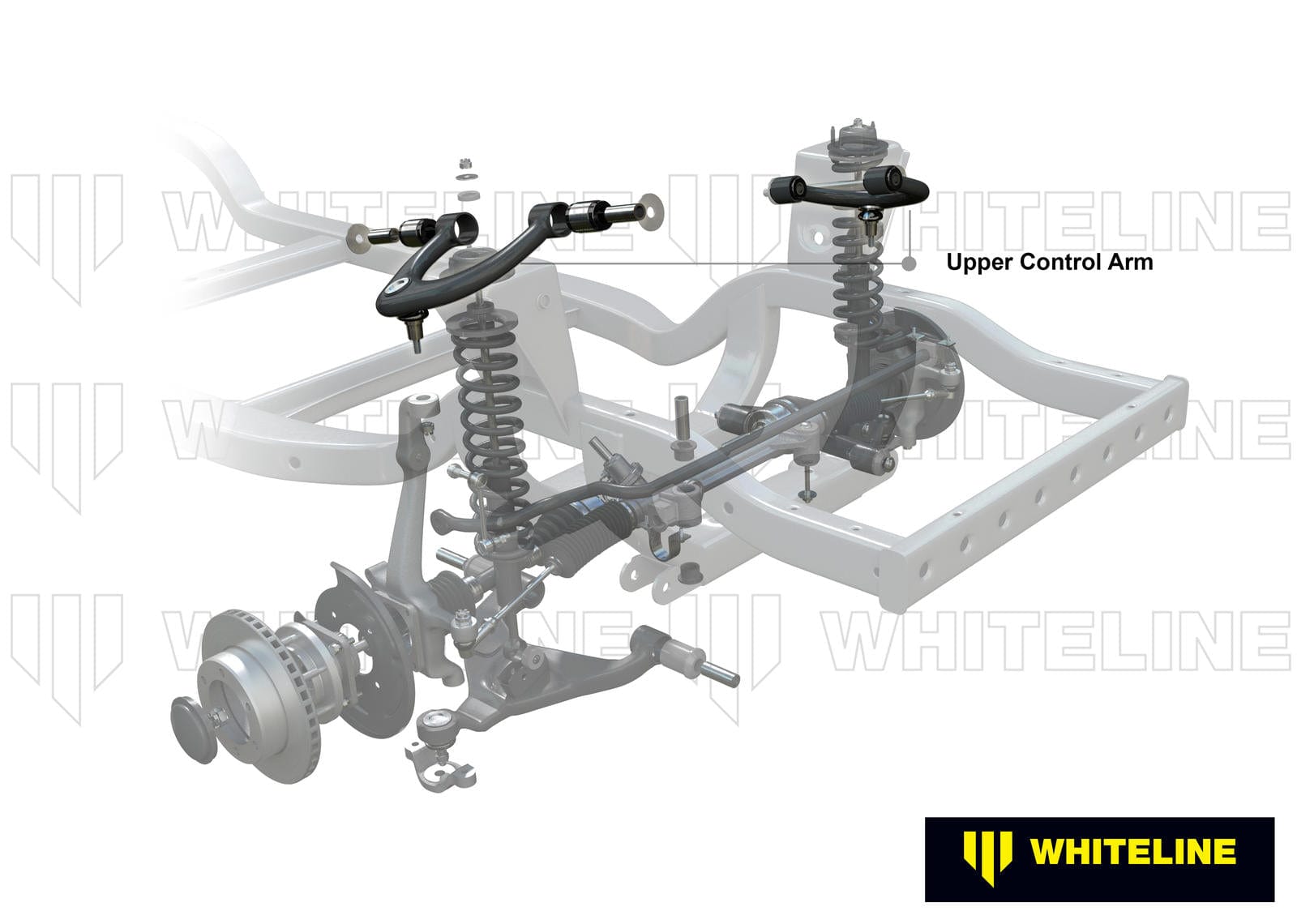 Whiteline 43 x 23 x 17 cm / Performance - fixed offset alignment correction arms Front Control Arm Upper - Arm to Suit Isuzu D-Max and Mazda BT-50 2020-on 4wd SR