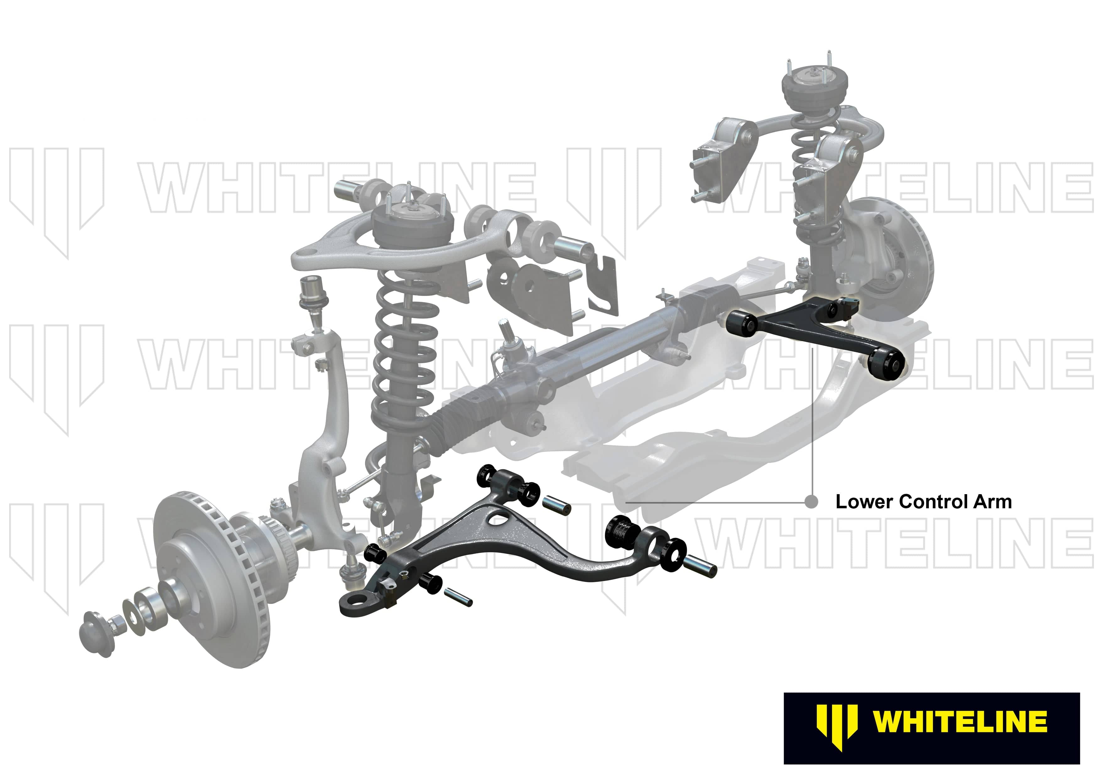 Whiteline 50 x 60 x 20 cm / Replacement - suits models 04/2000 - on Front Control Arm Lower - Arm Right to Suit Ford Falcon/Fairlane AU-BF and FPV SR