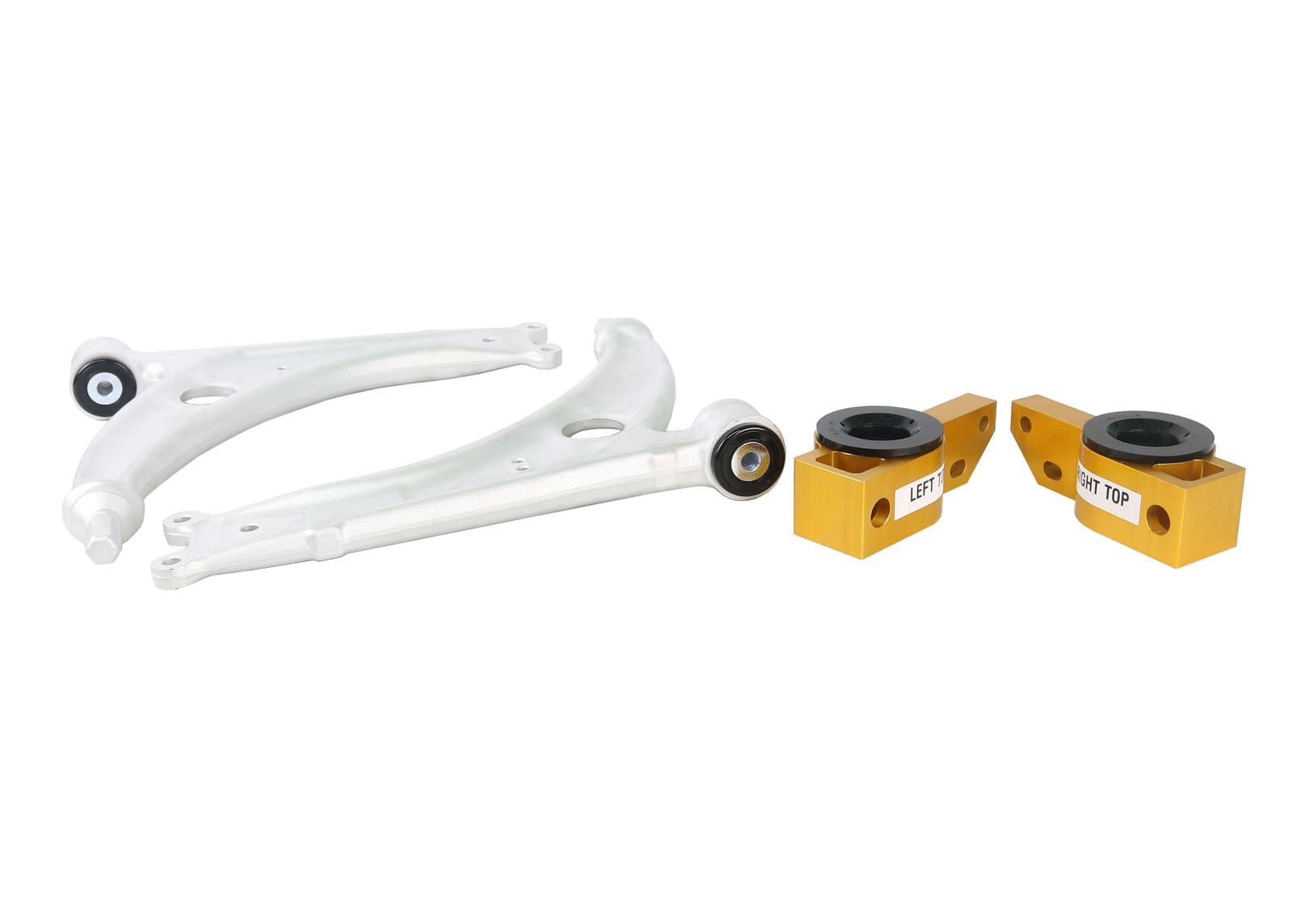 Whiteline 58 x 43 x 10 cm / Performance alloy - adds +0.5deg caster correction Front Control Arm Lower - Arm to Suit Audi, Seat, Skoda and Volkswagen PQ35 Fwd/Awd SR