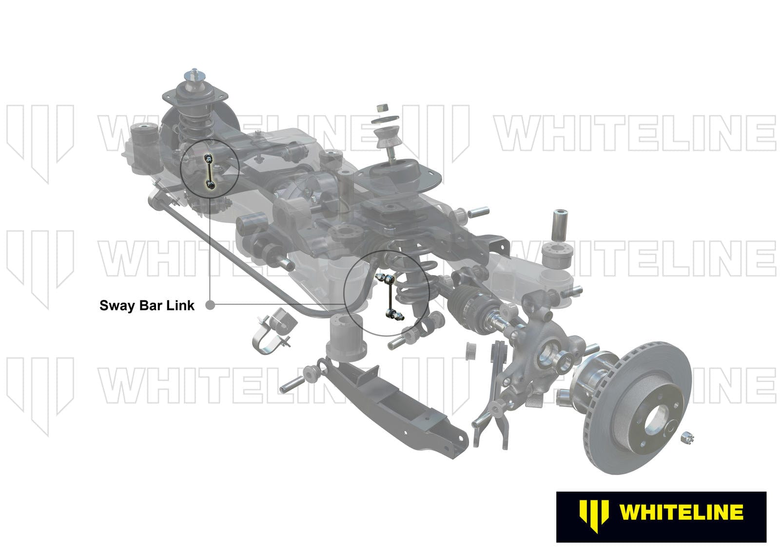 Whiteline 6 x 14 x 50 cm Rear Sway Bar Link to Suit BMW 1, 3 Series and X1 SR