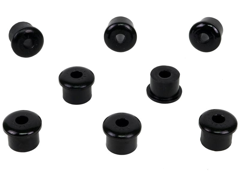 Whiteline 7 x 14 x 20 cm / 35mm OD, 15mm ID, 35mm L Rear Leaf Spring - Rear Eye and Shackle Bushing Kit to Suit Ford Falcon XK-XP and Mustang Classic SR
