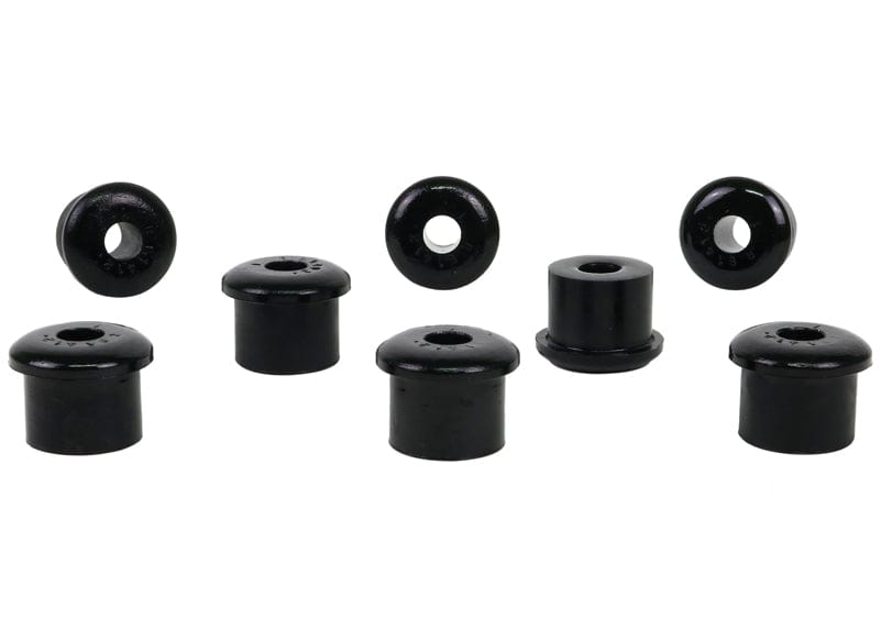 Whiteline 7 x 14 x 20 cm / 35mm OD, 15mm ID, 35mm L Rear Leaf Spring - Rear Eye and Shackle Bushing Kit to Suit Ford Falcon XK-XP and Mustang Classic SR