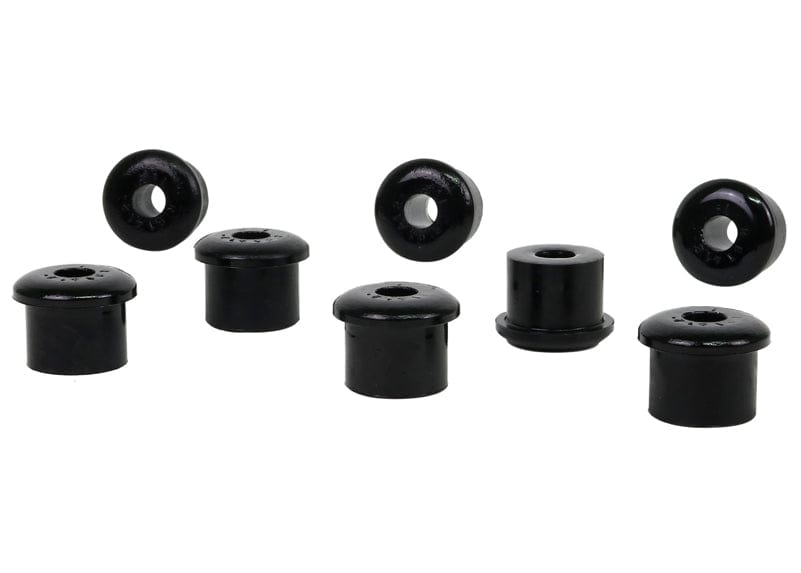 Whiteline 7 x 14 x 20 cm / 35mm OD, 15mm ID, 35mm L Rear Leaf Spring - Rear Eye and Shackle Bushing Kit to Suit Ford Falcon XK-XP and Mustang Classic SR