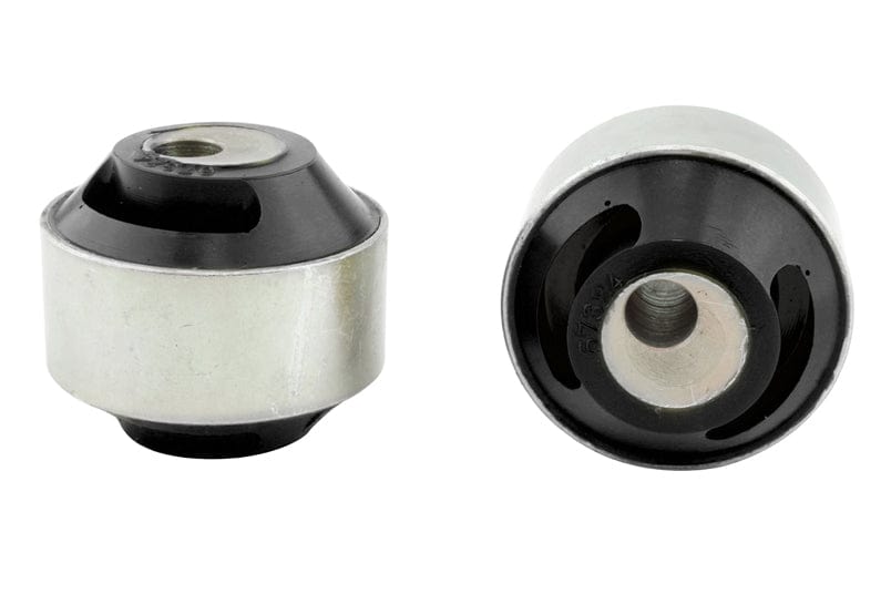 Whiteline 7 x 14 x 20 cm / Performance Alignment - adds +0.5deg caster Front Control Arm Lower - Inner Rear Bushing Double Offset Kit to Suit Ford Fiesta and Mazda2 SR