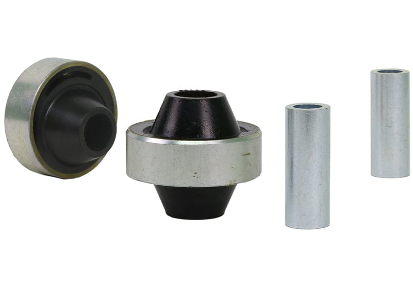 Whiteline 7 x 14 x 20 cm / Performance Alignment - adds +0.5deg caster Front Control Arm Lower - Inner Rear Bushing Double Offset Kit to Suit Toyota Coolla, Prius and Avensis Verso SR