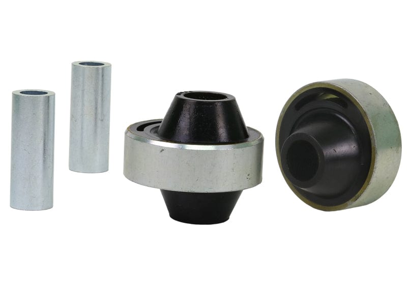 Whiteline 7 x 14 x 20 cm / Performance Alignment - adds +0.5deg caster Front Control Arm Lower - Inner Rear Bushing Double Offset Kit to Suit Toyota Coolla, Prius and Avensis Verso SR