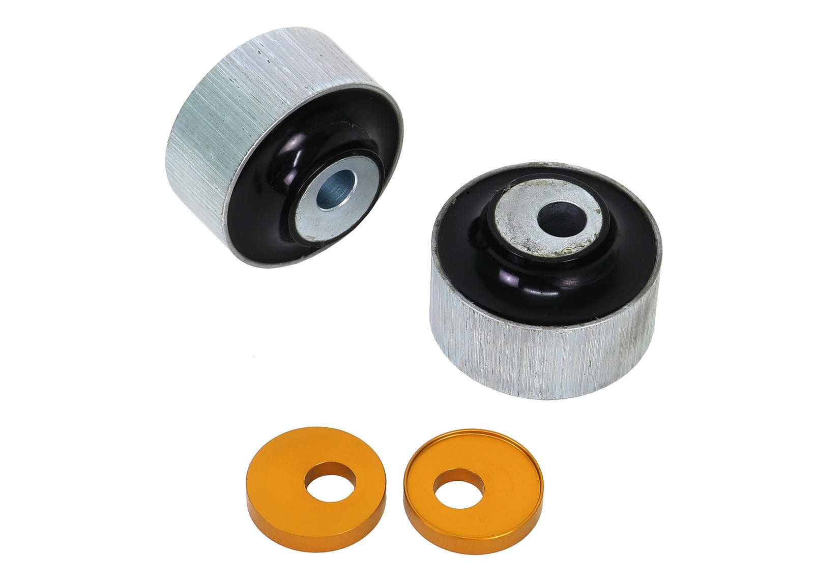 Whiteline 7 x 14 x 20 cm / Performance Alignment - adds +0.5deg caster Front Control Arm Lower - Inner Rear Bushing Double Offset Kit to Suit Toyota Yaris XP Awd SR
