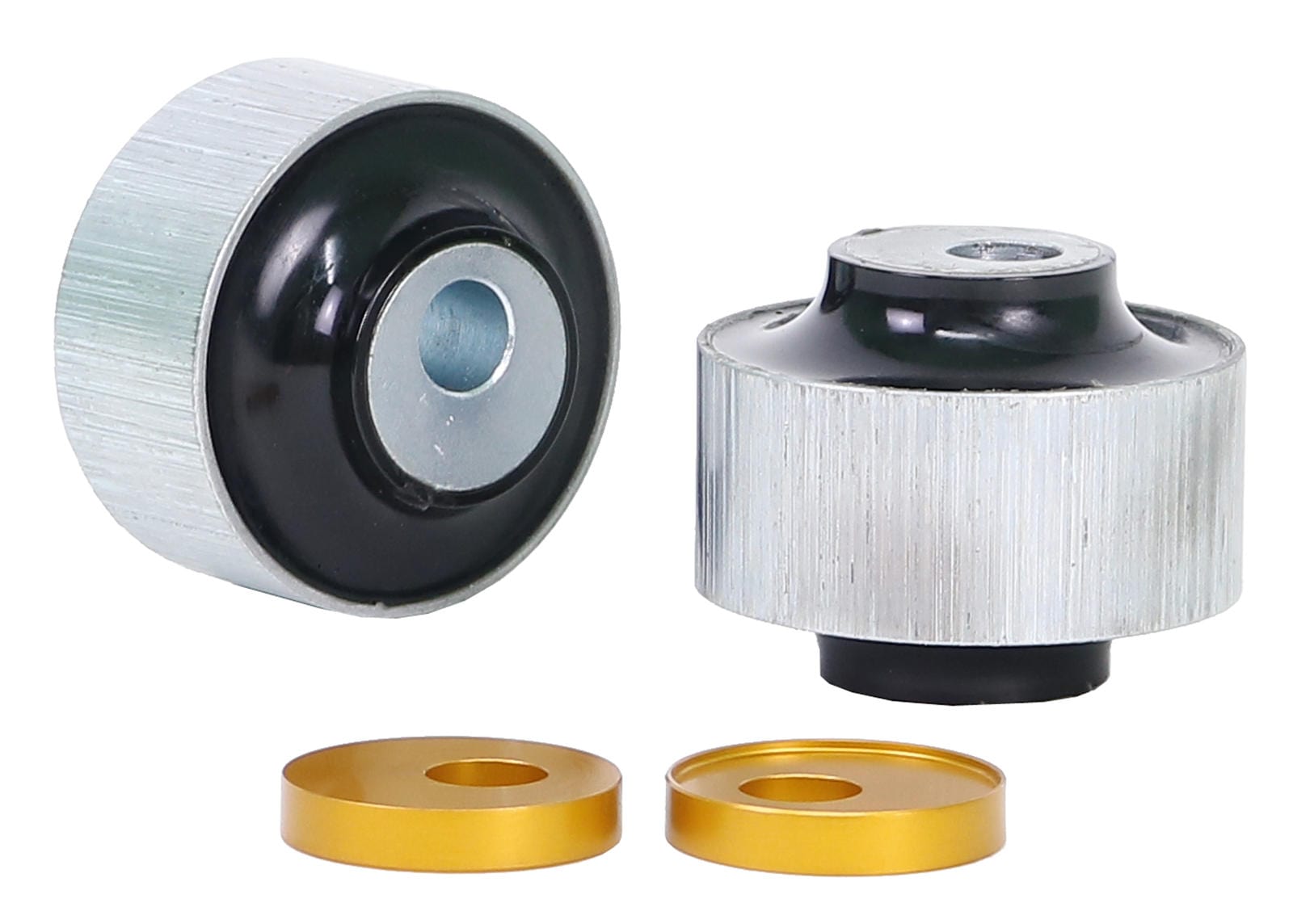 Whiteline 7 x 14 x 20 cm / Performance Alignment - adds +0.5deg caster Front Control Arm Lower - Inner Rear Bushing Double Offset Kit to Suit Toyota Yaris XP Awd SR