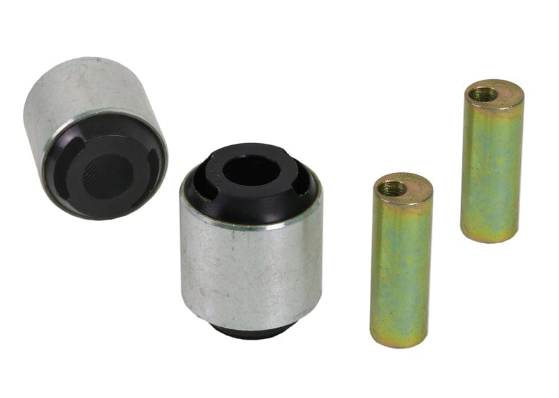 Whiteline 7 x 14 x 20 cm / Performance Alignment - adds +0.5deg caster Front Radius Arm Lower - Bushing Kit Double Offset to Suit Mazda6 GG, GY SR
