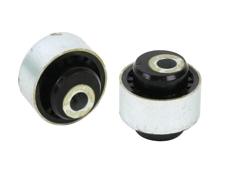 Whiteline 7 x 14 x 20 cm / Performance Alignment - adds +/- 1.5deg caster Front Control Arm Lower - Inner Rear Bushing Double Offset Kit to Suit Abarth, Fiat and Ford SR