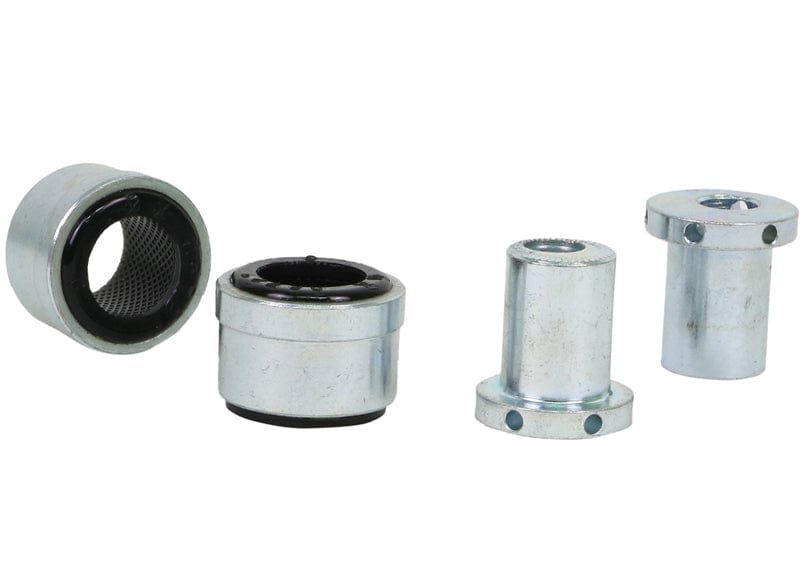 Whiteline 7 x 14 x 20 cm / Performance Alignment - on-car adjustable allows +/- 1.0deg camber Rear Control Arm Upper - Bushing Kit Double Offset to Suit Ford Focus, Mazda3 and Volvo C30, S40 SR