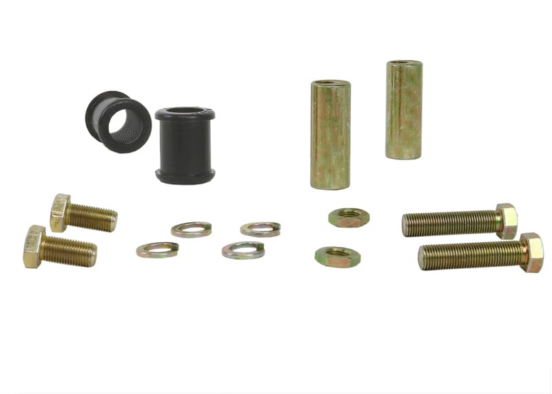 Whiteline 7 x 14 x 20 cm / Performance Alignment - on-car adjustment - adds +/- 0.75deg camber Rear Control Arm Upper Rear - Inner Bushing Kit Double Offset to Suit Nissan 180SX, 200SX, 300ZX and Skyline SR