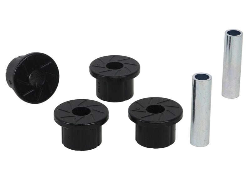 Whiteline 7 x 14 x 20 cm Rear Leaf Spring - Front Eye Bushing Kit to Suit Toyota Hilux 2005-on and Foton Tunland P201 SR