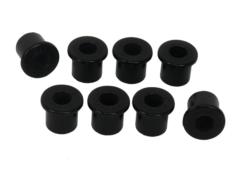 Whiteline 7 x 14 x 20 cm Rear Leaf Spring - Rear Eye and Shackle Bushing Kit to Suit Holden Crewman and One tonner VY, VZ SR