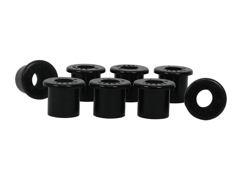 Whiteline 7 x 14 x 20 cm Rear Leaf Spring - Rear Eye and Shackle Bushing Kit to Suit Holden Crewman and One tonner VY, VZ SR