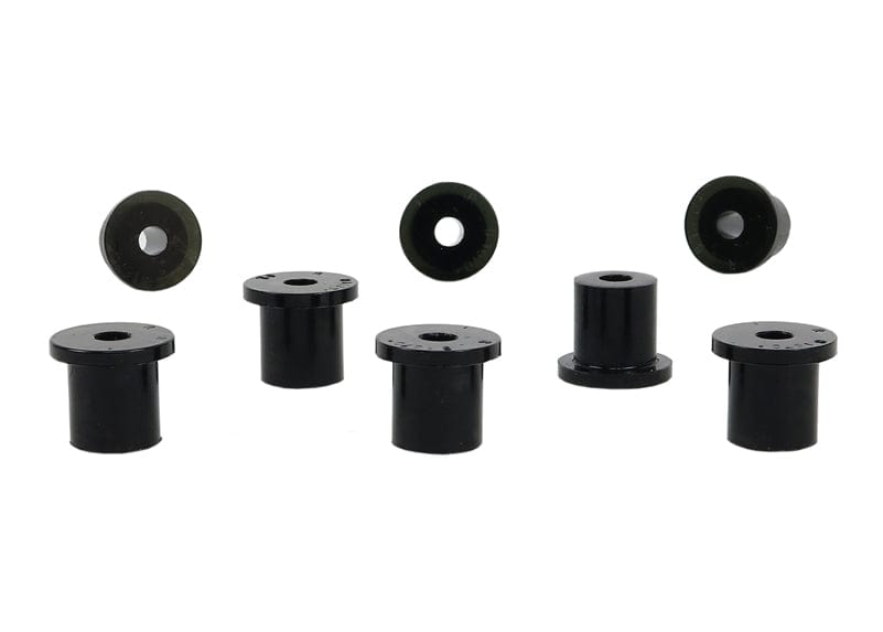 Whiteline 7 x 14 x 20 cm Rear Leaf Spring - Rear Eye and Shackle Bushing Kit to Suit Toyota Corolla KE10, KE20, KE30 SR