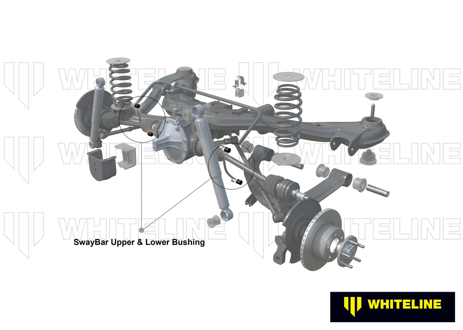 Whiteline 7 x 14 x 20 cm Rear Sway Bar Link to Suit BMW 3 Series, M3, 5 Series, M5, 6 Series, M6, 7 Series SR