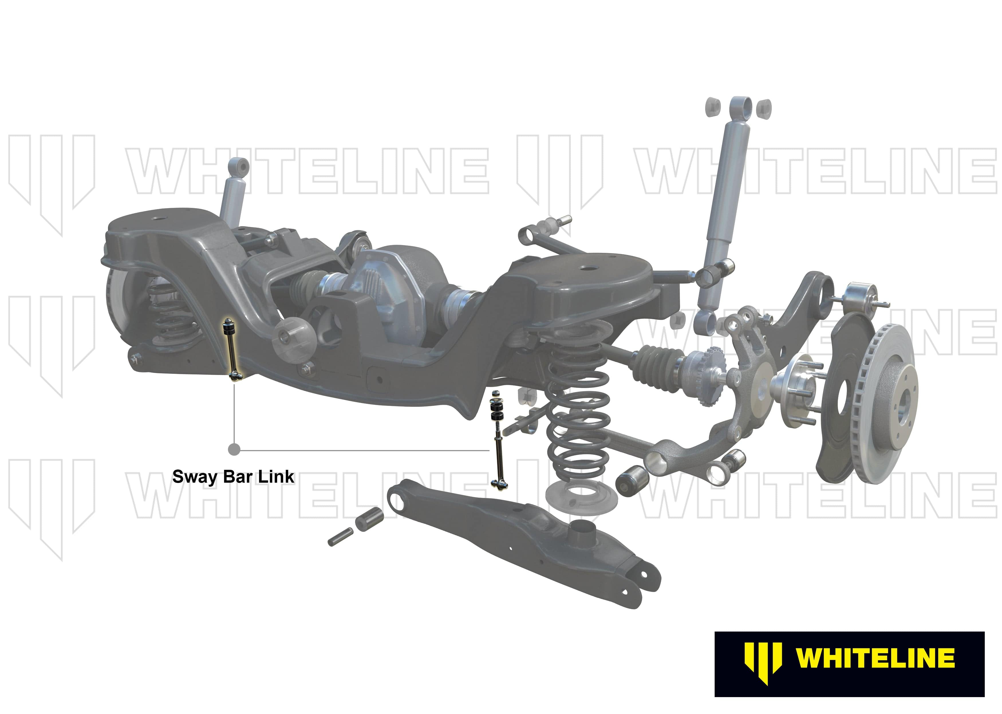 Whiteline 7 x 14 x 20 cm Rear Sway Bar Link to Suit Ford Falcon/Fairlane BA-FGX and FPV SR