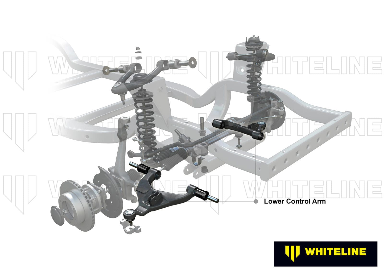 Whiteline 70 x 20 x 10 cm / Replacement - excludes Rogue and GR models Front Cotrol Arm Lower - Arm to Suit Toyota HiLux 2015-on and Fortuner GUN156 4wd SR