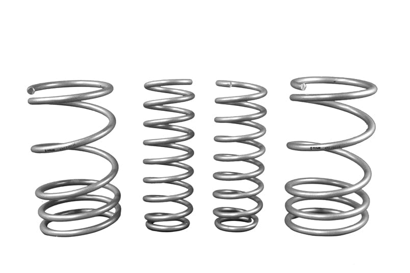 Whiteline Lowers vehicle approximately 35mm front and rear Front and Rear Coil Springs - Lowered to Suit Mitsubishi Lancer CJ, CY Fwd SR
