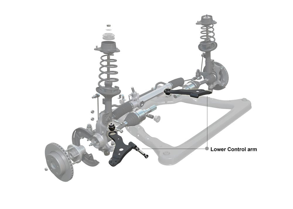 Whiteline Performance - increased caster correction Front Control Arm Lower - Arm Assembly to Suit Subaru Forester SJ SR