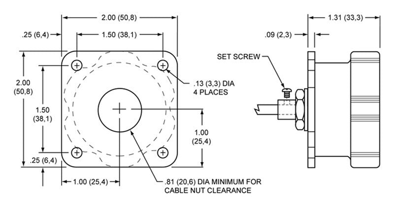 Wilwood Remote Brake Bias valve adjuster - 340-4990 (889545028591)