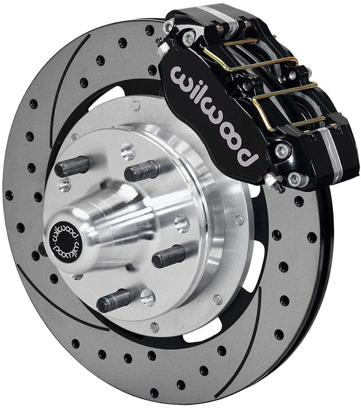 Wilwood Consignment Freight Wilwood Dynapro Dust-Boot Front Brake Kit, 4-Piston 12.19" SR