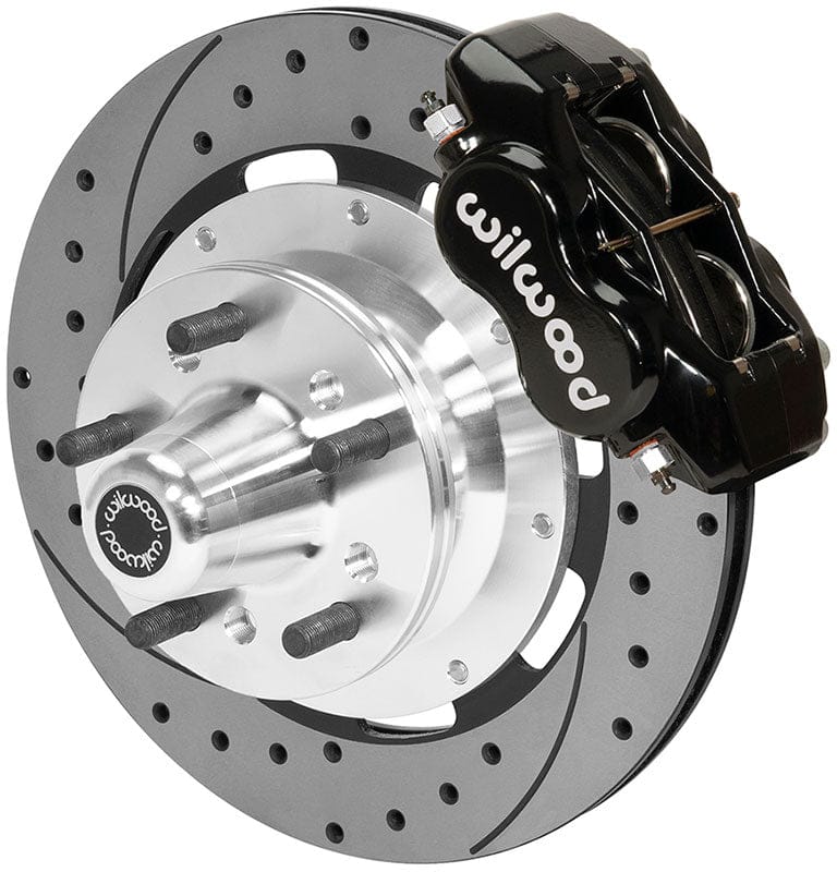 Wilwood Consignment Freight Wilwood Forged Dynalite Dust-Boot Big Brake Front Brake Kit - Black SR