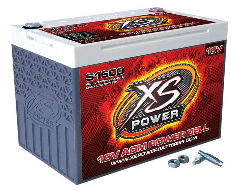 XS POWER 2,000 Max Amps, 520CA XS Power S1600 16 Volt AGM Starting Battery XSS1600 SR