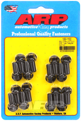 ARP fasteners Exhaust Header Bolt Kit, Hex Head Black Oxide AR100-1102