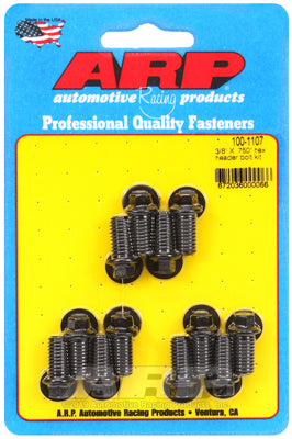 ARP fasteners Exhaust Header Bolt Kit, Hex Head Black Oxide AR100-1107