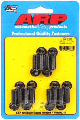 ARP fasteners Exhaust Header Bolt Kit, Hex Head Black Oxide AR100-1109