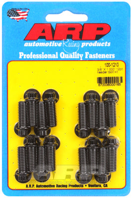 ARP fasteners Exhaust Header Bolt Kit, 12-Point Black Oxide AR100-1210