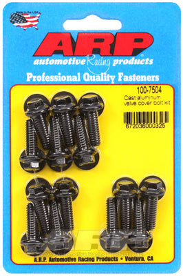 ARP fasteners Valve Cover Bolt Kit, Hex Head Black Oxide AR100-7504