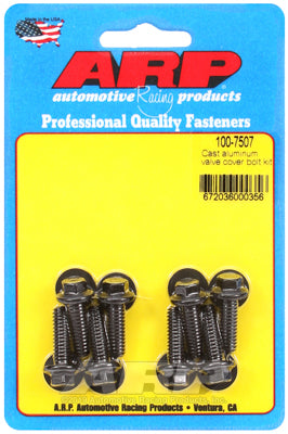 ARP fasteners Valve Cover Bolt Kit, Hex Head Black Oxide AR100-7507