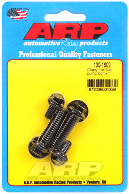 ARP fasteners Fuel Pump Bolt Kit, Hex Head Black Oxide AR130-1602