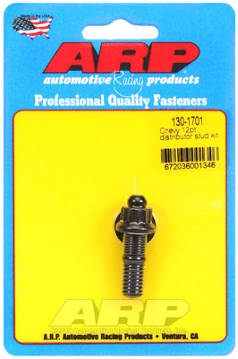 ARP fasteners Distributor Stud Kit, 12-Point Nut Black Oxide AR130-1701