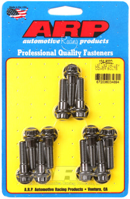 ARP fasteners Intake Valley Cover Bolt Kit, 12-Point Head Black Oxide AR134-8002