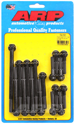 ARP fasteners Timing Cover & Water Pump Bolt Kit, 12-Point Head Black Oxide AR154-1501