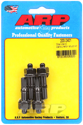 ARP fasteners Carburettor Stud Kit, Hex Nut Black Oxide AR200-2401