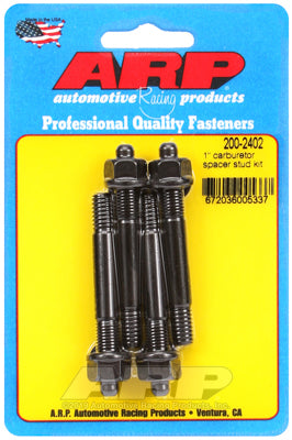 ARP fasteners Carburettor Stud Kit, Hex Nut Black Oxide AR200-2402