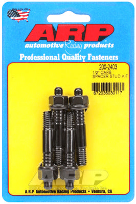 ARP fasteners Carburettor Stud Kit, Hex Nut Black Oxide AR200-2403