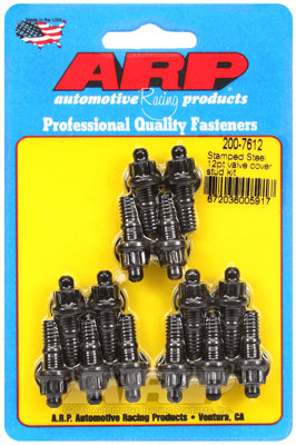 ARP fasteners Valve Cover Stud Kit, 12-Point Nut Black Oxide AR200-7612